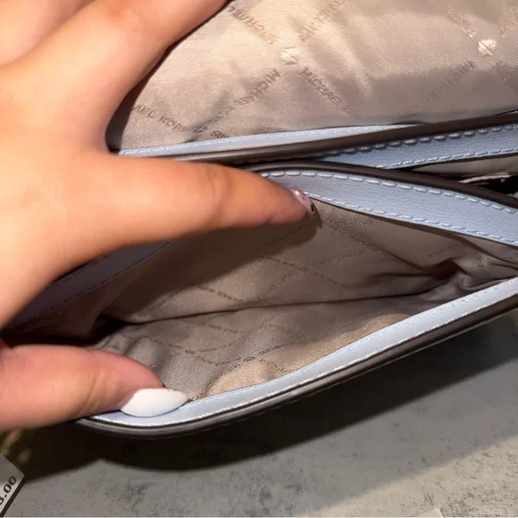 Michael Kors Ellis Medium Purse in Soft Sky - Picture 8 of 9